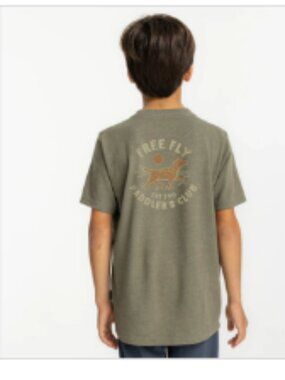 Youth Paddlers Club Tee - Heather Fatigue (L-14-16)